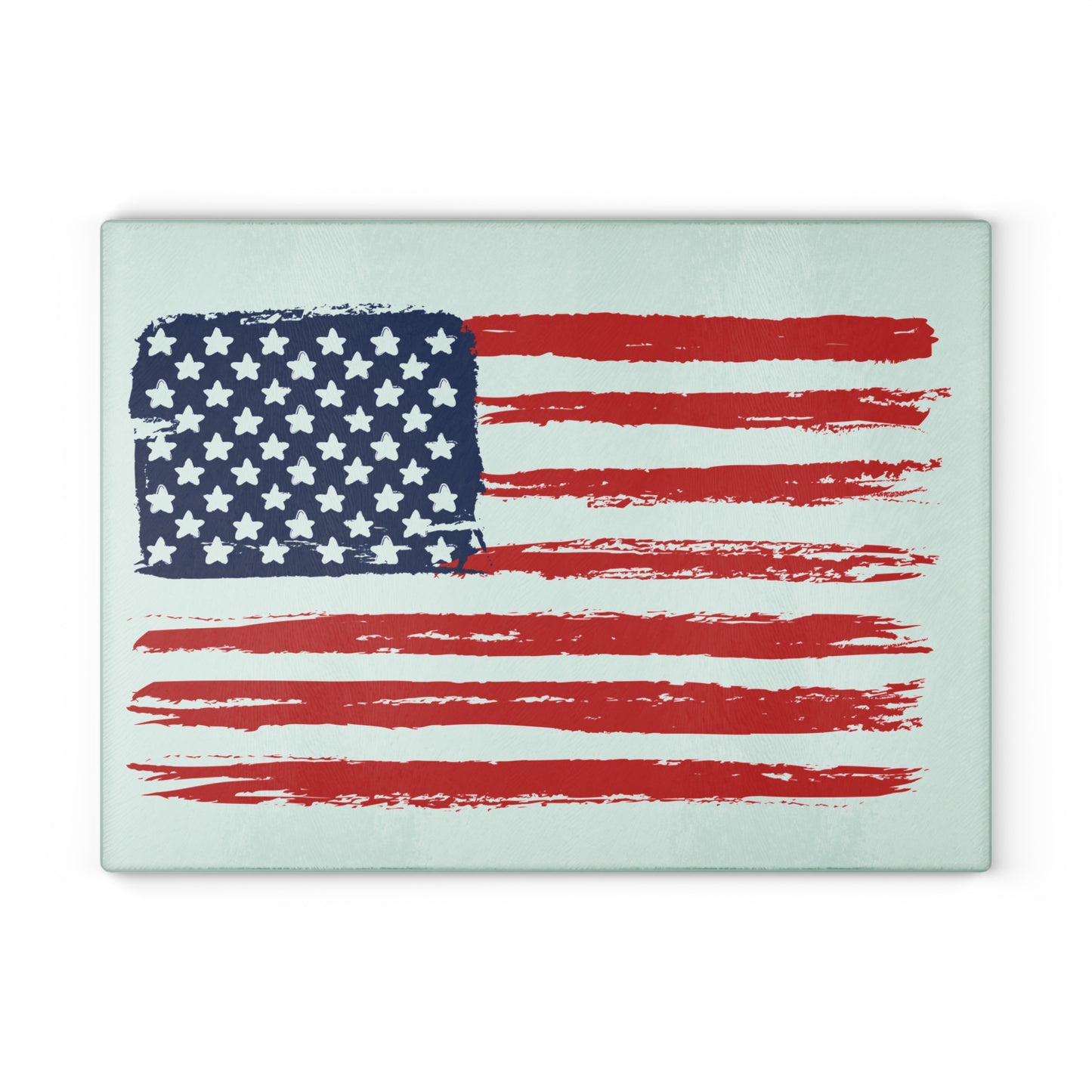 American Flag Glass Cutting Board