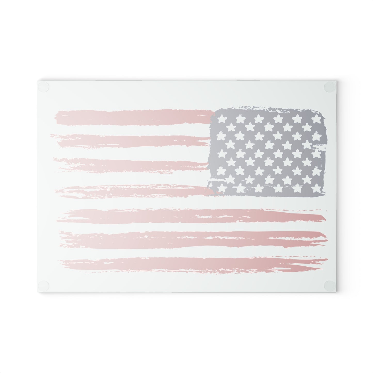 American Flag Glass Cutting Board